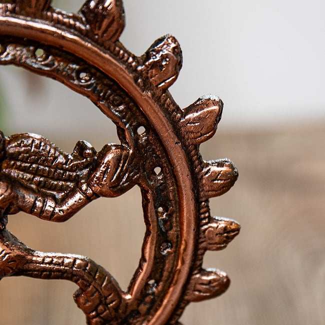 ダンシング・シヴァ【約19cm】 6 - 細部の拡大写真です
