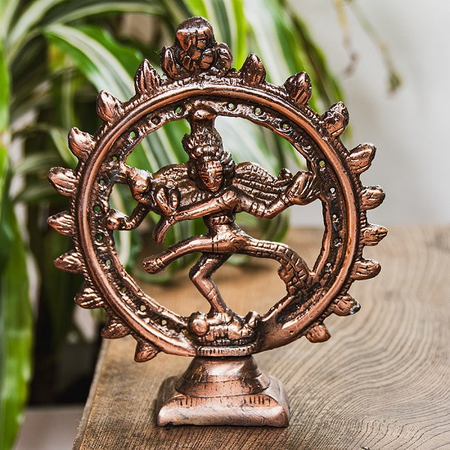 ダンシング・シヴァ【約19cm】の写真シヴァ,シヴァ像,神様像,ナタラジ,ヒンドゥー教,ナタラージャ,パシュパティ,shiva