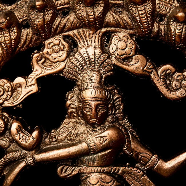 ダンシング・シヴァ 33cm 2 - 重厚な存在感のある神像です。