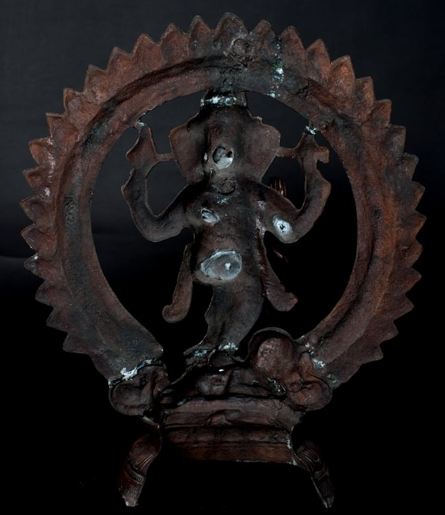 ダンシング・ガネーシャ【61.5cm】 5 - 裏面はこのようになっています