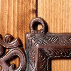 〔壁掛けタイプ〕インドの神様ウォールハンギング - 卍とオーンガネーシャ〔21cm〕 - サブ5