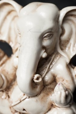 ラッドゥ・ガネーシャ ホワイト[12cm] - サブ2