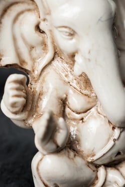 ラッドゥ・ガネーシャ ホワイト[12cm] - サブ3