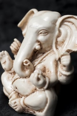 ラッドゥ・ガネーシャ ホワイト[12cm] - サブ4