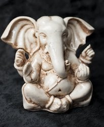 ラッドゥ・ガネーシャ ホワイト[12cm]