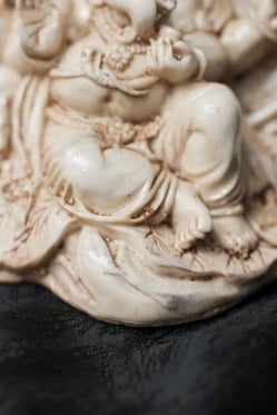 リーフガネーシャ ホワイト[10cm] - サブ5