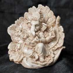 リーフガネーシャ ホワイト[10cm]