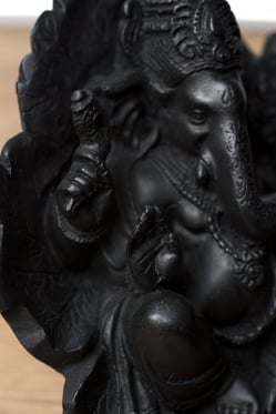 リーフガネーシャ ブラック[15.5cm] - サブ3