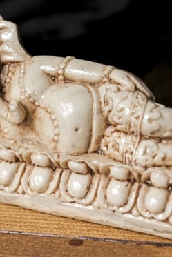 スリーピング ガネーシャ ホワイト[19cm] - サブ3