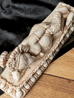 スリーピング ガネーシャ ホワイト[19cm] - サブ5