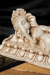 スリーピング ガネーシャ ホワイト[19cm]