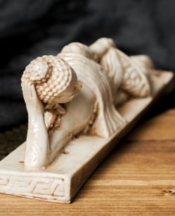 スリーピング・ブッダ ホワイト[22cm] - サブ5