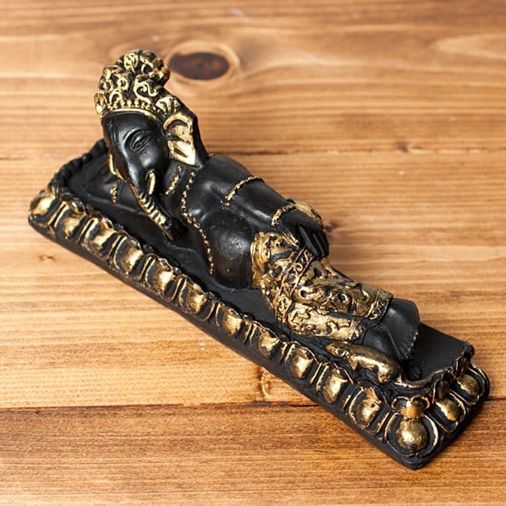眠りガネーシャ ガネーシャ涅槃像 金[19.5cm] の通販 - TIRAKITA.COM