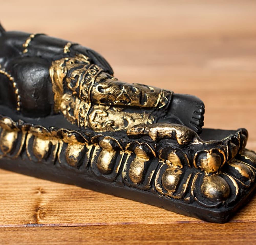 眠りガネーシャ ガネーシャ涅槃像 金[19.5cm] の通販 - TIRAKITA.COM