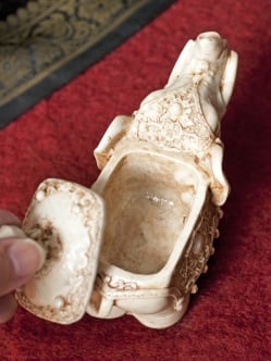 ホワイト・エレファント 小物入れ[10.5cm] - サブ5