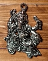 〔壁掛けタイプ〕インドの神様ウォールハンギング - ガネーシャ〔16.5cm〕の商品写真