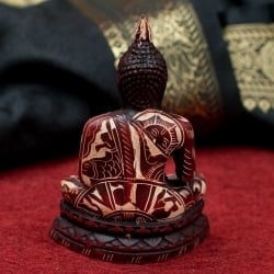 手彫り模様のブッダ像[3.2cm] - サブ3
