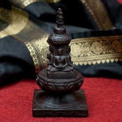 ストゥーパと四面ブッダ像[14.7cm](TI-RSDL-1314)