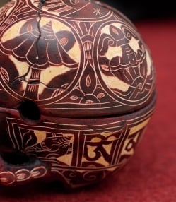 手彫り模様のスカル型灰皿＆小物入れ - サブ5