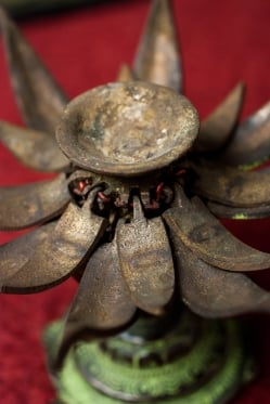 ロータスのお香&キャンドルスタンド - 11cm - サブ2