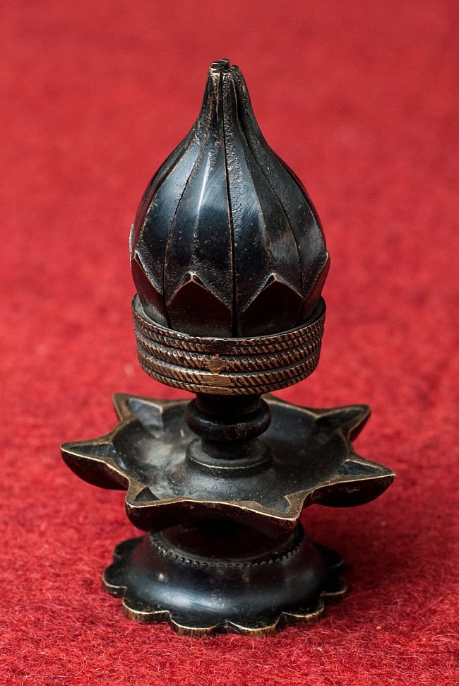 ロータスのお香&キャンドルスタンド - 二段 - 11.5cm 4 - 裏面になります。