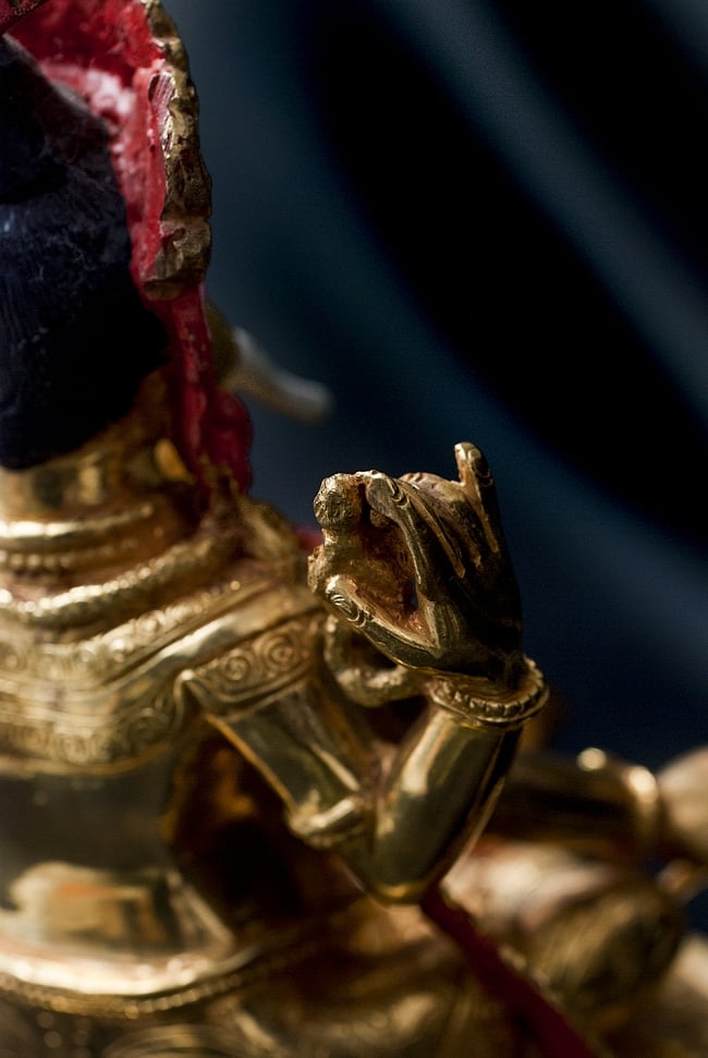 大聖歓喜天（ガネーシャ） 銅造鍍金仕上げ - 20cm 17 - どの角度からみても美しい神像です。