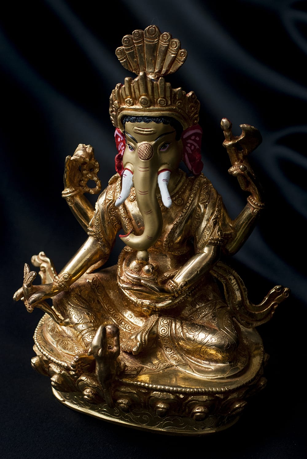 アンティーク チベット/ネパール 古銅歓喜天 仏像/銅像