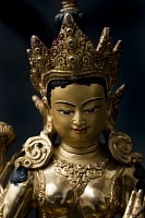 多羅菩薩（ターラー） 銅造鍍金仕上げ - 33cmの商品写真