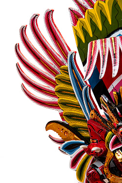 [訳アリ]ガルーダ像 特大サイズ70cm - サブ4