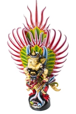 ガルーダ＆ヴィシュヌ像 特大サイズ70cm - サブ3