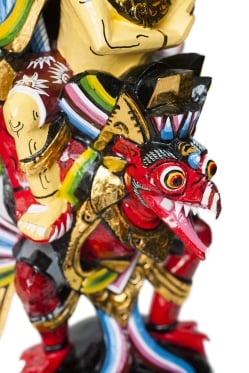 ガルーダ＆ヴィシュヌ像 特大サイズ70cm - サブ4