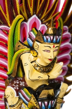 ガルーダ＆ヴィシュヌ像 特大サイズ70cm - サブ5