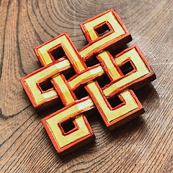 ネパールのアンティーク壁掛け【エンドレス・ノット】 - サブ2