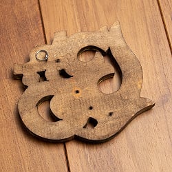 ネパールのアンティーク壁掛け【OM】 幅約18cm - サブ4