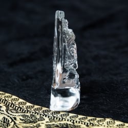 インドの神様 ガラス製ペーパーウェイト〔7cm×5cm〕 - ガネーシャ - サブ3