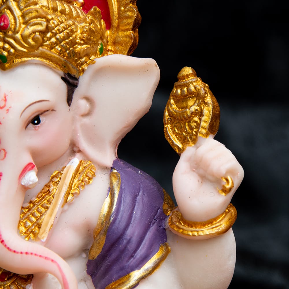 クリスティーヌ様のガネーシャ様 カラフルレジンの神様像 - ガネーシャ