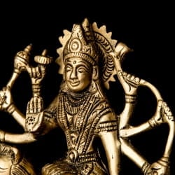 ブラス製 ドゥルガー[17cm] - サブ3