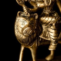 ブラス製 ドゥルガー[17cm] - サブ4