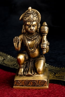 ハヌマーン 坐像(高さ:13cm) - サブ2