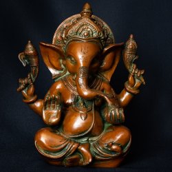 ガネーシャ ブロンズ製 - 20cm の通販[送料無料] - TIRAKITA.COM