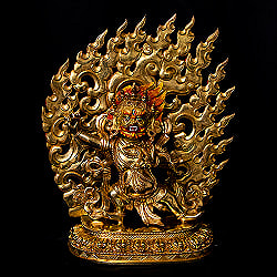 金剛手菩薩（ヴァジュラ・パニ） 銅造鍍金仕上げ - 高さ37cmの商品写真