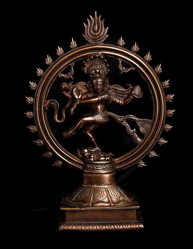 ダンシング・シヴァ（45cm）の写真1枚目です。前から全体写真ですシヴァ,シヴァ像,神様像,ナタラジ,ヒンドゥー教,ナタラージャ,パシュパティ,shiva