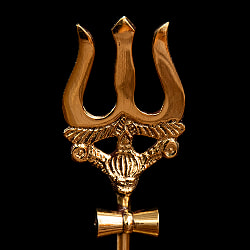 シヴァの三つ又 - ダムルー付き 15cm - サブ2