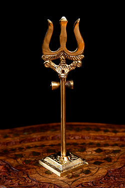 シヴァの三つ又 - ダムルー付き 15cm - サブ5