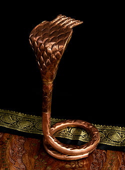 聖なる蛇 ナーガ 銅製 18.5cm - サブ2