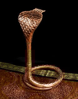 聖なる蛇 ナーガ 銅製 34cm - サブ2