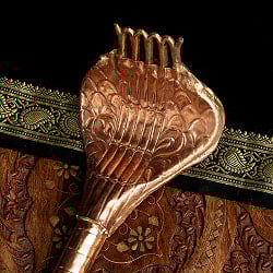 聖なる蛇 ナーガ 銅製 34cm - サブ4