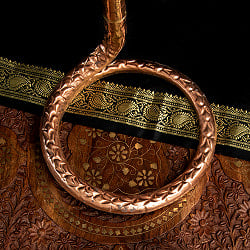 聖なる蛇 ナーガ 銅製 34cm - サブ5