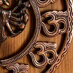 〔壁掛けタイプ〕インドの神様ウォールハンギング オーン・ハヌマーン 23cm - サブ5