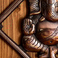 〔壁掛けタイプ〕インドの神様ウォールハンギング スクエア・ガネーシャ 30cm - サブ3